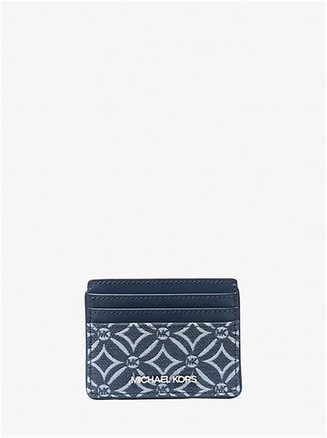 Jet Set Travel Large Logo Jacquard Card Case 